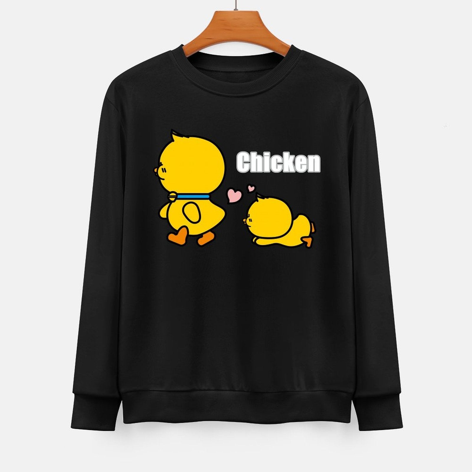 Front Patterned Long Sleeve TopClean CleanCut